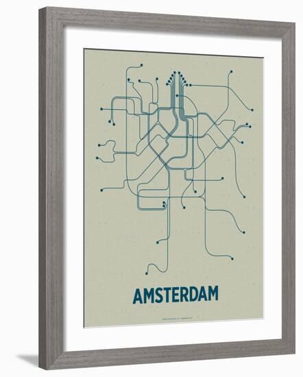 Amsterdam-LinePosters-Framed Serigraph