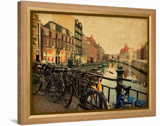 Amsterdam-A_nella-Framed Stretched Canvas