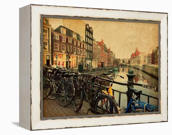 Amsterdam-A_nella-Framed Stretched Canvas