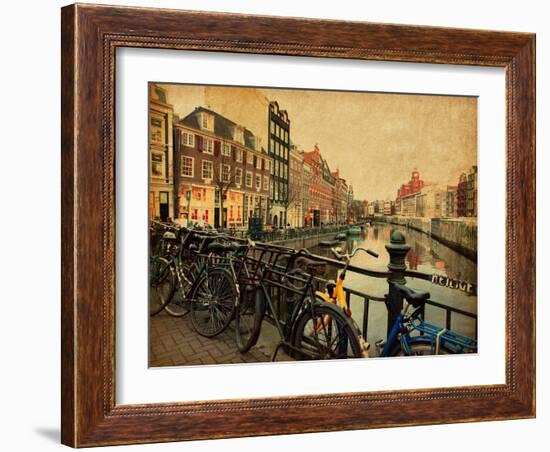 Amsterdam-A_nella-Framed Art Print