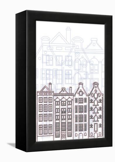 Amsterdam-Cristian Mielu-Framed Stretched Canvas