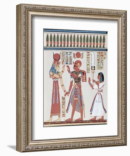 Amunkhepesef Tomb: Wall Paining-null-Framed Giclee Print