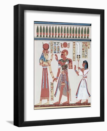 Amunkhepesef Tomb: Wall Paining-null-Framed Giclee Print