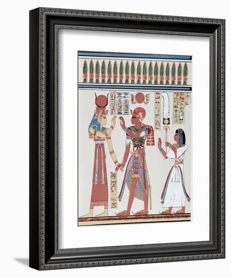 Amunkhepesef Tomb: Wall Paining-null-Framed Giclee Print