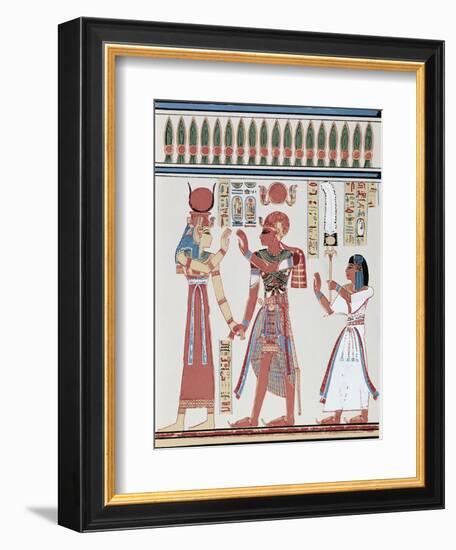 Amunkhepesef Tomb: Wall Paining-null-Framed Giclee Print