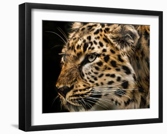 Amur Leopard Copy-Lori Hutchison-Framed Photographic Print