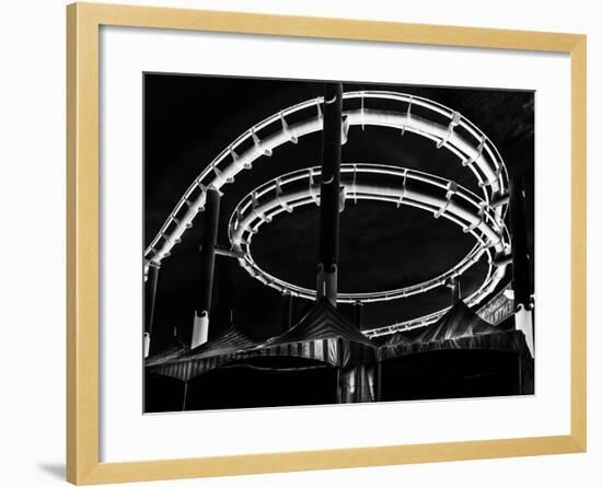 Amusement Park after Dark-Jason Moskowitz-Framed Photographic Print