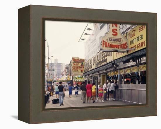 Amusement Park, Coney Island, New York State, USA-Alison Wright-Framed Premier Image Canvas