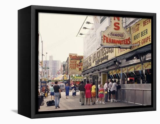 Amusement Park, Coney Island, New York State, USA-Alison Wright-Framed Premier Image Canvas