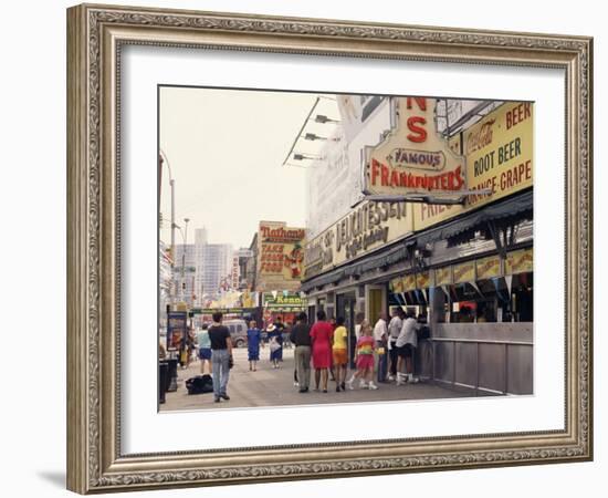 Amusement Park, Coney Island, New York State, USA-Alison Wright-Framed Photographic Print