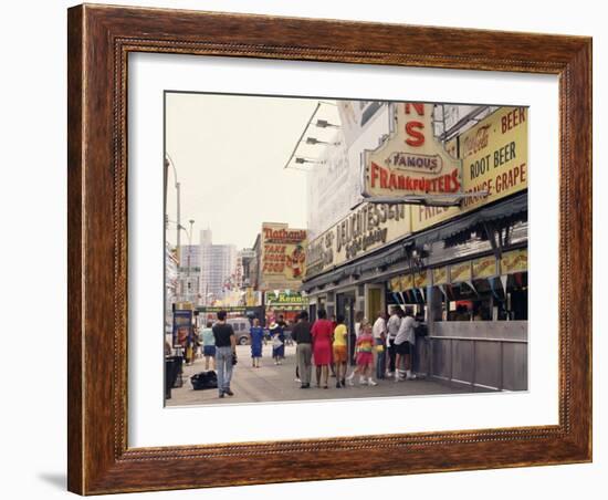 Amusement Park, Coney Island, New York State, USA-Alison Wright-Framed Photographic Print