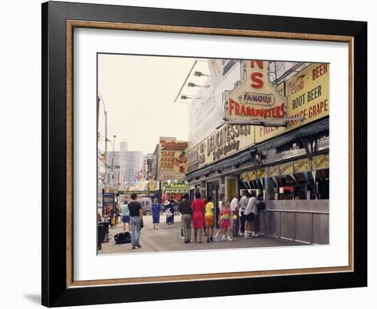 Amusement Park, Coney Island, New York State, USA-Alison Wright-Framed Photographic Print