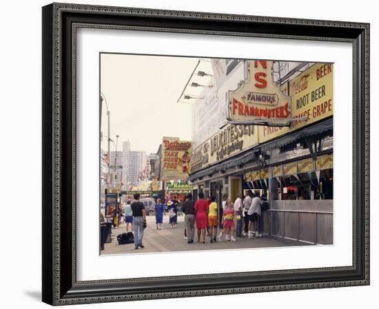 Amusement Park, Coney Island, New York State, USA-Alison Wright-Framed Photographic Print