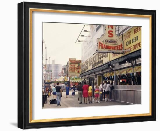 Amusement Park, Coney Island, New York State, USA-Alison Wright-Framed Photographic Print