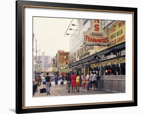 Amusement Park, Coney Island, New York State, USA-Alison Wright-Framed Photographic Print