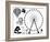 Amusement Park Elements-dmstudio-Framed Premium Giclee Print