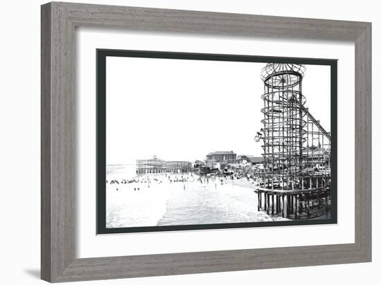 Amusement Park, Long Beach, California-William Henry Jackson-Framed Art Print