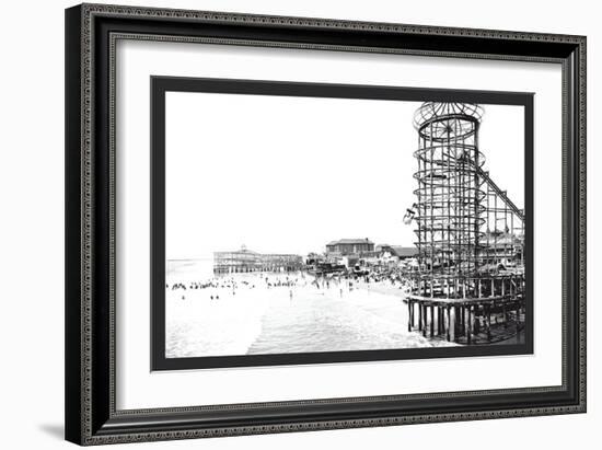 Amusement Park, Long Beach, California-William Henry Jackson-Framed Art Print