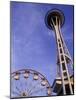 Amusement Park Ride at Seattle Center, Seattle, Washington, USA-Merrill Images-Mounted Photographic Print