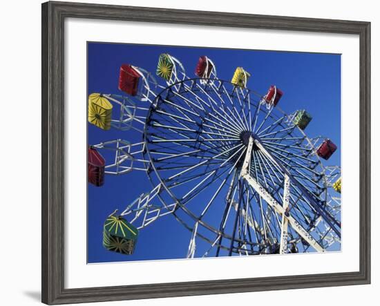 Amusement Ride at the Washington State Fair in Puyallup, Washington, USA-Merrill Images-Framed Photographic Print