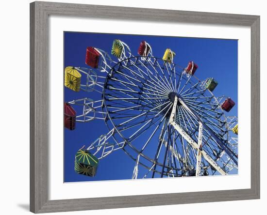 Amusement Ride at the Washington State Fair in Puyallup, Washington, USA-Merrill Images-Framed Photographic Print