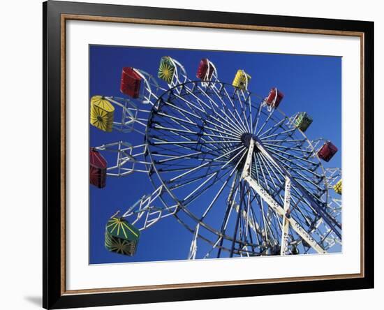 Amusement Ride at the Washington State Fair in Puyallup, Washington, USA-Merrill Images-Framed Photographic Print