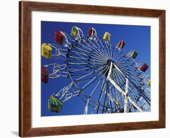 Amusement Ride at the Washington State Fair in Puyallup, Washington, USA-Merrill Images-Framed Photographic Print