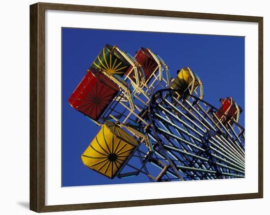 Amusement Ride at the Washington State Fair in Puyallup, Washington, USA-Merrill Images-Framed Photographic Print