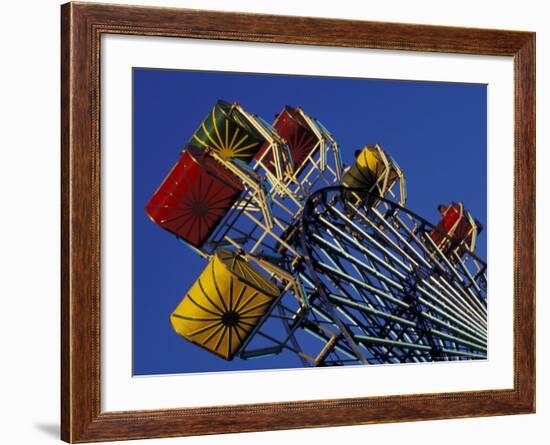 Amusement Ride at the Washington State Fair in Puyallup, Washington, USA-Merrill Images-Framed Photographic Print