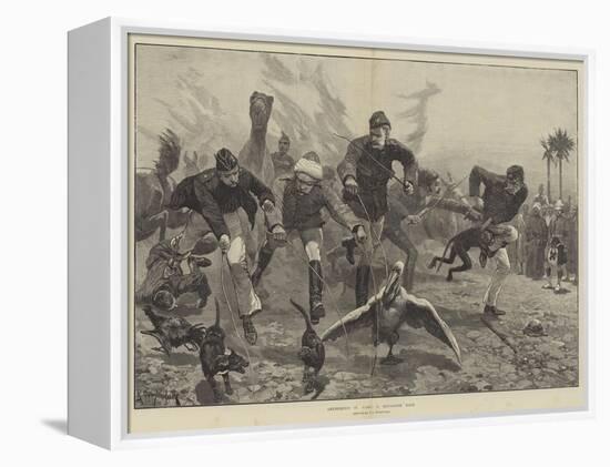 Amusements in Camp, a Menagerie Race-Richard Caton Woodville II-Framed Premier Image Canvas