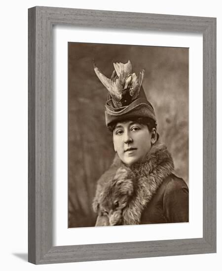 Amy Roselle, British Actress, 1887-Ernest Barraud-Framed Photographic Print