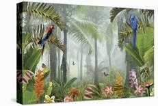 Jungle Party - Egret-Amy Shaw-Giclee Print