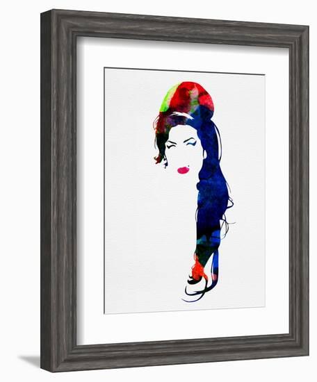 Amy Watercolor-Lora Feldman-Framed Art Print