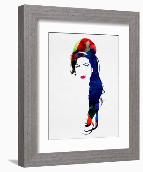 Amy Watercolor-Lora Feldman-Framed Art Print