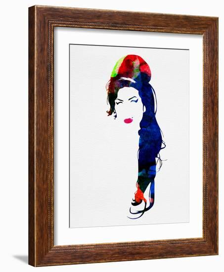 Amy Watercolor-Lora Feldman-Framed Art Print