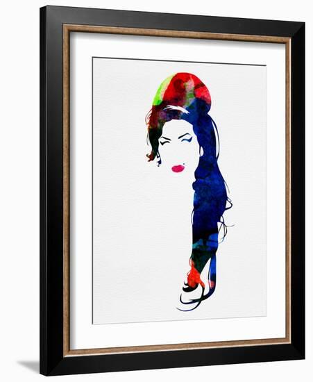 Amy Watercolor-Lora Feldman-Framed Art Print