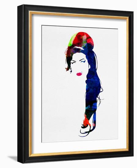 Amy Watercolor-Lora Feldman-Framed Art Print