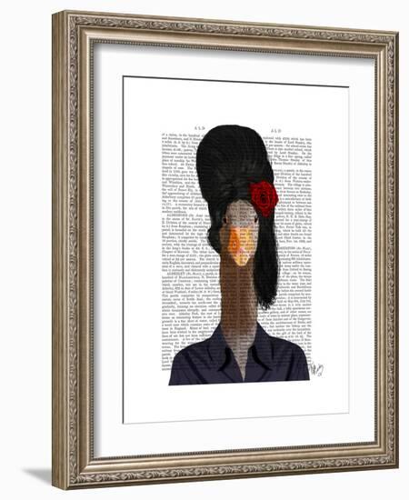 Amy Winehouse Goose-Fab Funky-Framed Premium Giclee Print