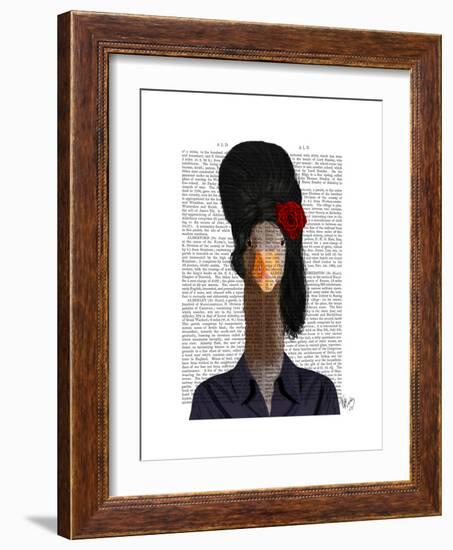 Amy Winehouse Goose-Fab Funky-Framed Premium Giclee Print