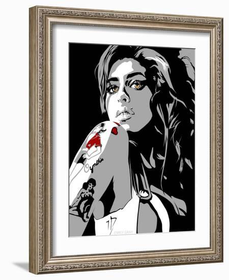 Amy Winehouse-Emily Gray-Framed Giclee Print