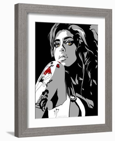 Amy Winehouse-Emily Gray-Framed Giclee Print