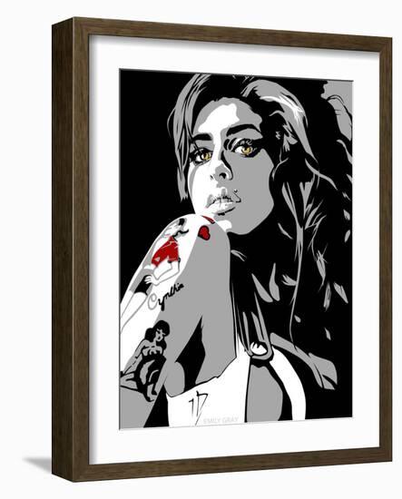 Amy Winehouse-Emily Gray-Framed Giclee Print