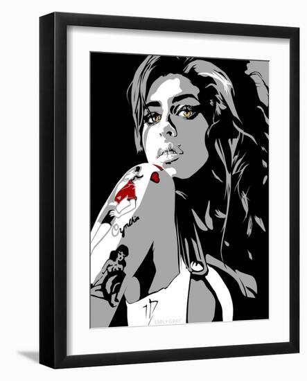 Amy Winehouse-Emily Gray-Framed Giclee Print