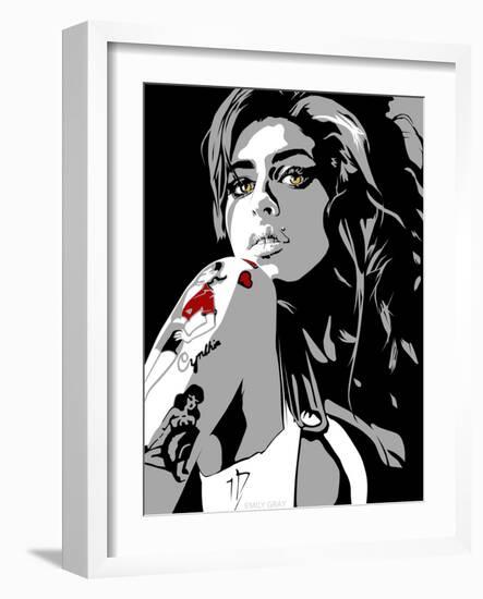 Amy Winehouse-Emily Gray-Framed Giclee Print