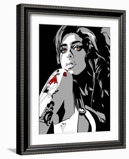 Amy Winehouse-Emily Gray-Framed Giclee Print