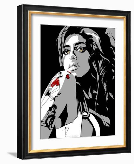 Amy Winehouse-Emily Gray-Framed Giclee Print