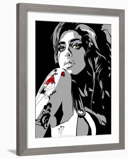 Amy Winehouse-Emily Gray-Framed Giclee Print