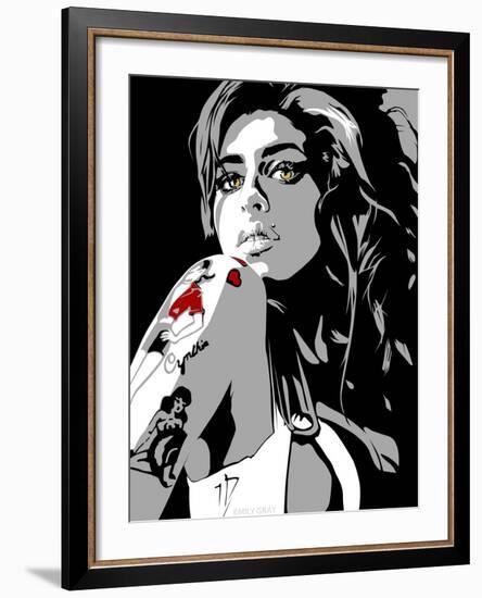 Amy Winehouse-Emily Gray-Framed Giclee Print