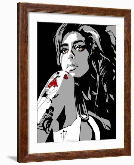 Amy Winehouse-Emily Gray-Framed Giclee Print