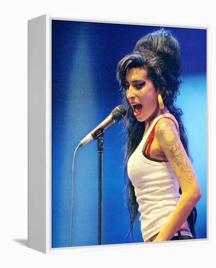 Amy Winehouse-null-Framed Stretched Canvas